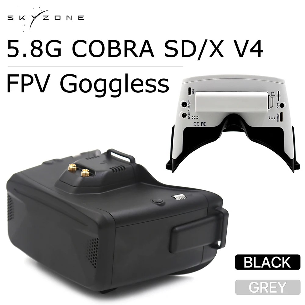 Skyzone 5.8G Cobra SD/X V4 FPV - Skyzone Cobra X V2 Fpv Goggles review and price