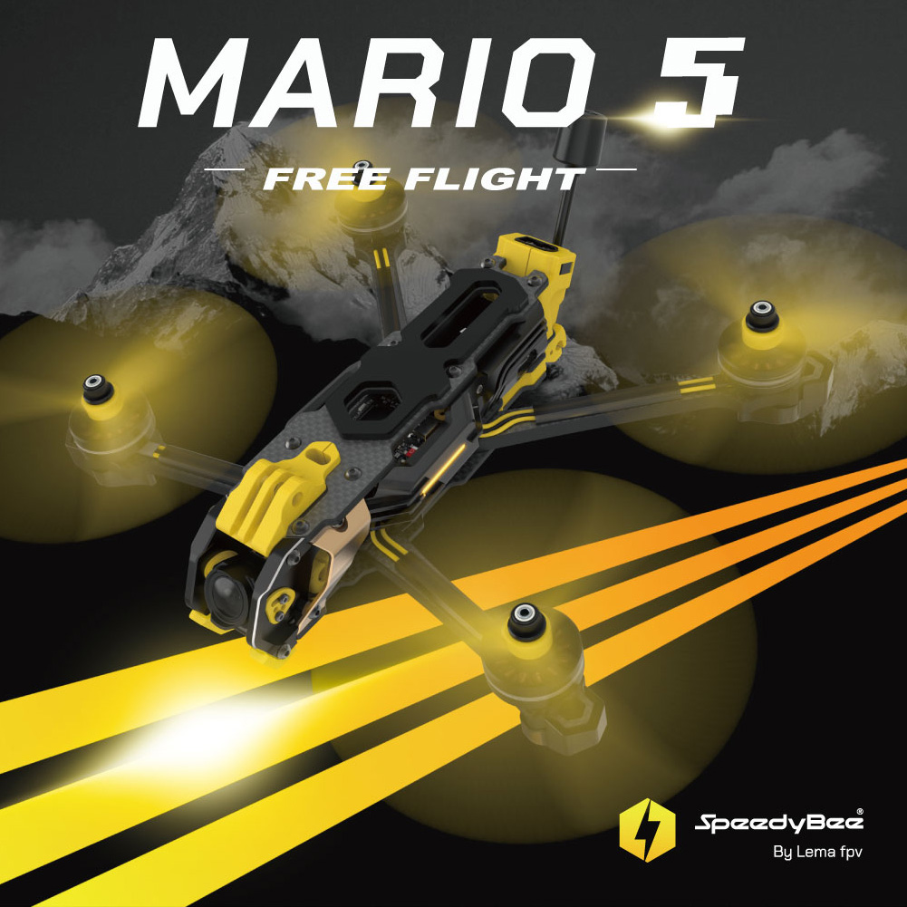 SpeedyBee Mario 5 Frame 5 inch - Radiomaster Ranger 2.4Ghz Elrs Module review and price